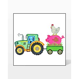 GO! Farm Animal's Tractor Ride Embroidery Specialty Designs