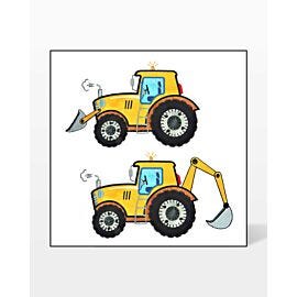 GO! Construction Equipment Embroidery Specialty Designs