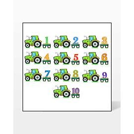 GO! Tractor Countdown! Embroidery Specialty Designs