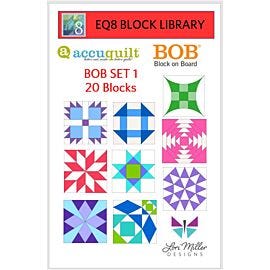 EQ8 Block Library - AccuQuilt BOB – Set 1 by Lori Miller Designs
