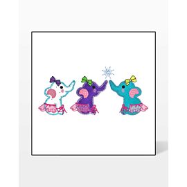 GO! 3 Little Dancers Embroidery by V-Stitch Designs