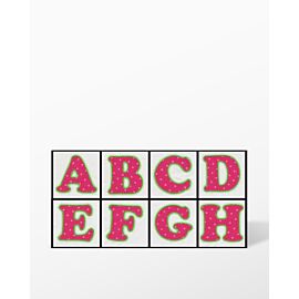 Alphabet #3 Embroidery by V-Stitch Designs