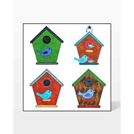 GO! Bird and Birdhouse Embroidery by V-Stitch Designs