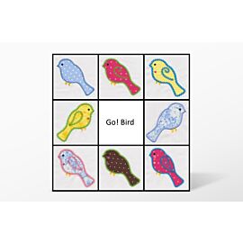 GO! Bird Embroidery Designs by V-Stitch Designs (VQ-Blbe)