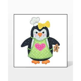 GO! Baker Penguin Embroidery by V-Stitch Designs