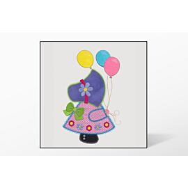 GO! Balloon Sunbonnet Sue Embroidery by V-Stitch Designs (VQ-BSB)