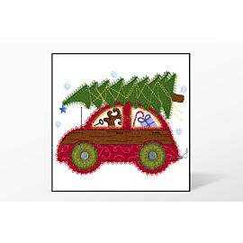 GO! Cute Car Christmas Embroidery Designs by V-Stitch Designs (VQ-CCC1)
