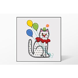 GO! Calico Cat Single #3 Embroidery Designs by V-Stitch Designs