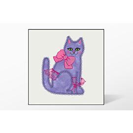 GO! Calico Cat Single #5 Embroidery Designs by V-Stitch Designs