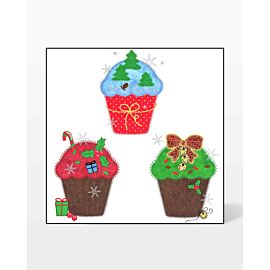 GO! Christmas Cupcakes Embroidery by V-Stitch Designs