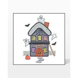GO! Creepy Haunted Small House Embroidery by V-Stitch Designs