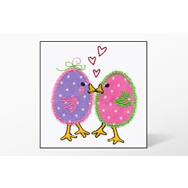 GO! Chick Single #2 Embroidery Designs by V-Stitch Designs