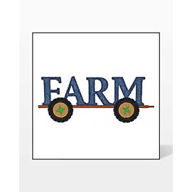 GO! Farm Trailer Embroidery by V-Stitch Designs
