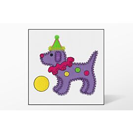 GO! Gingham Dog Single #4 Embroidery Designs by V-Stitch Designs