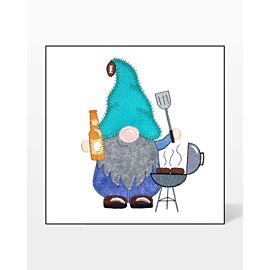 GO! Grilling Gnome Embroidery by V-Stitch Designs