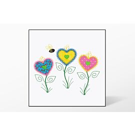 GO! Heart Flowers Single Embroidery Designs by V-Stitch Designs (VQ-HFS)