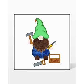 GO! Handyman Gnome Embroidery by V-Stitch Designs