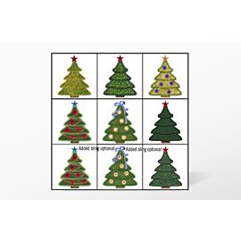 GO! Holiday Medley Tree Set Embroidery by V-Stitch Designs (VQ-HMT)