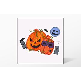GO! Halloween Pumpkin Double Embroidery Designs by V-Stitch Designs (VQ-HPD)
