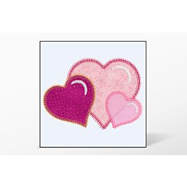 GO! Heart Single #1 Embroidery Designs by V-Stitch Designs
