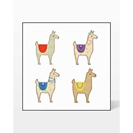 GO! Llamas Embroidery by V-Stitch Designs
