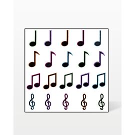 GO! Musical Medley Embroidery Design by V-Stitch Designs