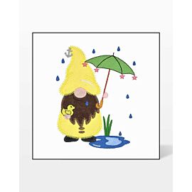 GO! Rainy Day Gnome Embroidery by V-Stitch Designs