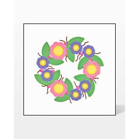GO! Spring Wreath Embroidery by V-Stitch Designs