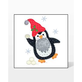GO! Snowball Penguin Embroidery by V-Stitch Designs