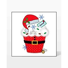 GO! Santa Cupcake Embroidery by V-Stitch Designs