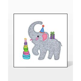 GO! Party Elephant Embroidery by V-Stitch Designs