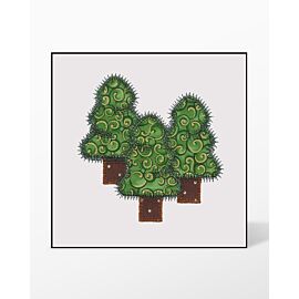 GO! Trees Single #2 Embroidery Designs by V-Stitch Designs (VQ-TS2)