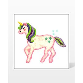 GO! Unicorn Single 1 Embroidery by V-Stitch Designs