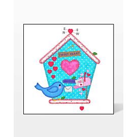 GO! Valentine Birdhouse Embroidery by V-Stitch Designs