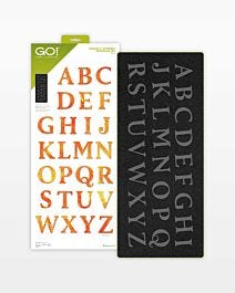 GO! Classic 2 Alphabet Uppercase Set Die