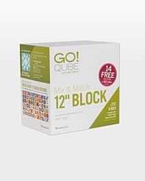 Accuquilt GO! 55229 Qube Mix & Match 4 inch Block 699195552298