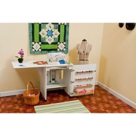 Arrow Sewnatra Sewing Cabinet (White)
