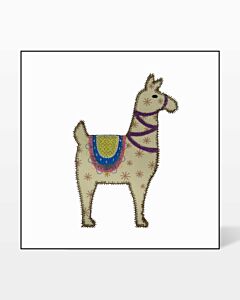 GO! Llama with Saddle Embroidery Specialty Designs
