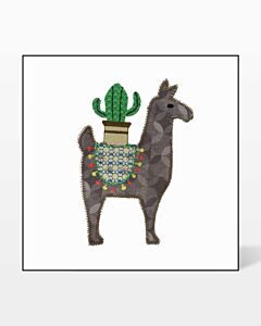 GO! Llama with Cactus Embroidery Specialty Designs