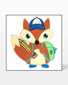 GO! Back to School Fox Embroidery Specialty Designs