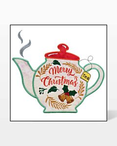 GO! Christmas Tea Pot Embroidery Specialty Designs