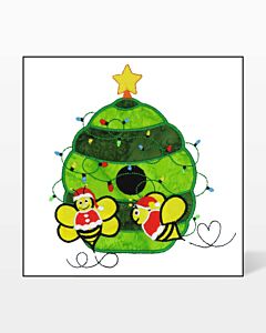 GO! Christmas Bee & Beehive Embroidery Specialty Designs