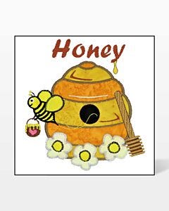 GO! Honey Beehive Embroidery Specialty Designs