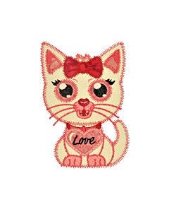 GO! Girly Kitten Embroidery Specialty Designs
