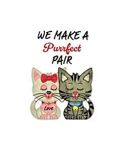 GO! Purrfect Pair Kittens Embroidery Specialty Designs