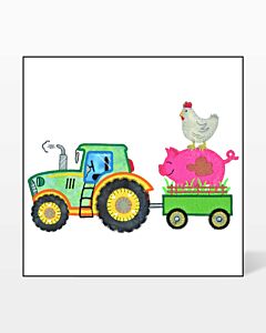GO! Farm Animal's Tractor Ride Embroidery Specialty Designs