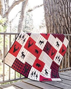 GO! Into the Woods We GO! Throw Quilt Pattern