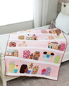 GO! Gingerbread Bakery Throw Quilt Pattern