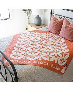 GO! Wedding Blossoms Throw Quilt Pattern