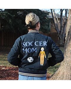 GO! Soccer Mom Zip-Up Bomber Jacket Pattern
